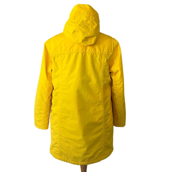 Lands' End Woman’s Classic Squall Duffle Coat in Atlas Yellow size XL - Picture 6 of 15